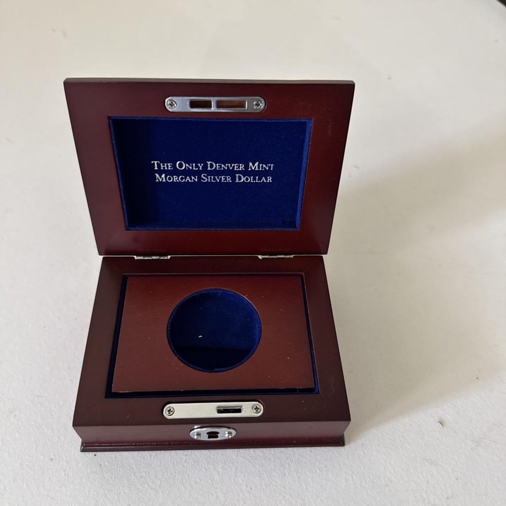 The‎ Only Denver Mint Morgan Silver Dollar Box Only No Key